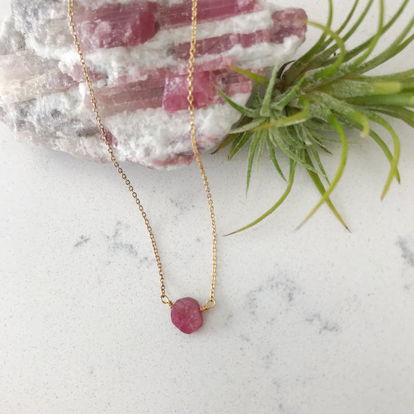 Custom healing inner child necklace from Justicia Jewelry