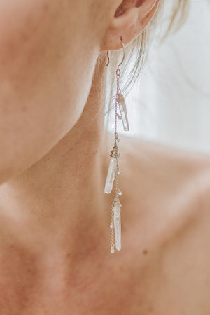 Icicle Shoulder Dusters by Justicia Artisan Jewelry 