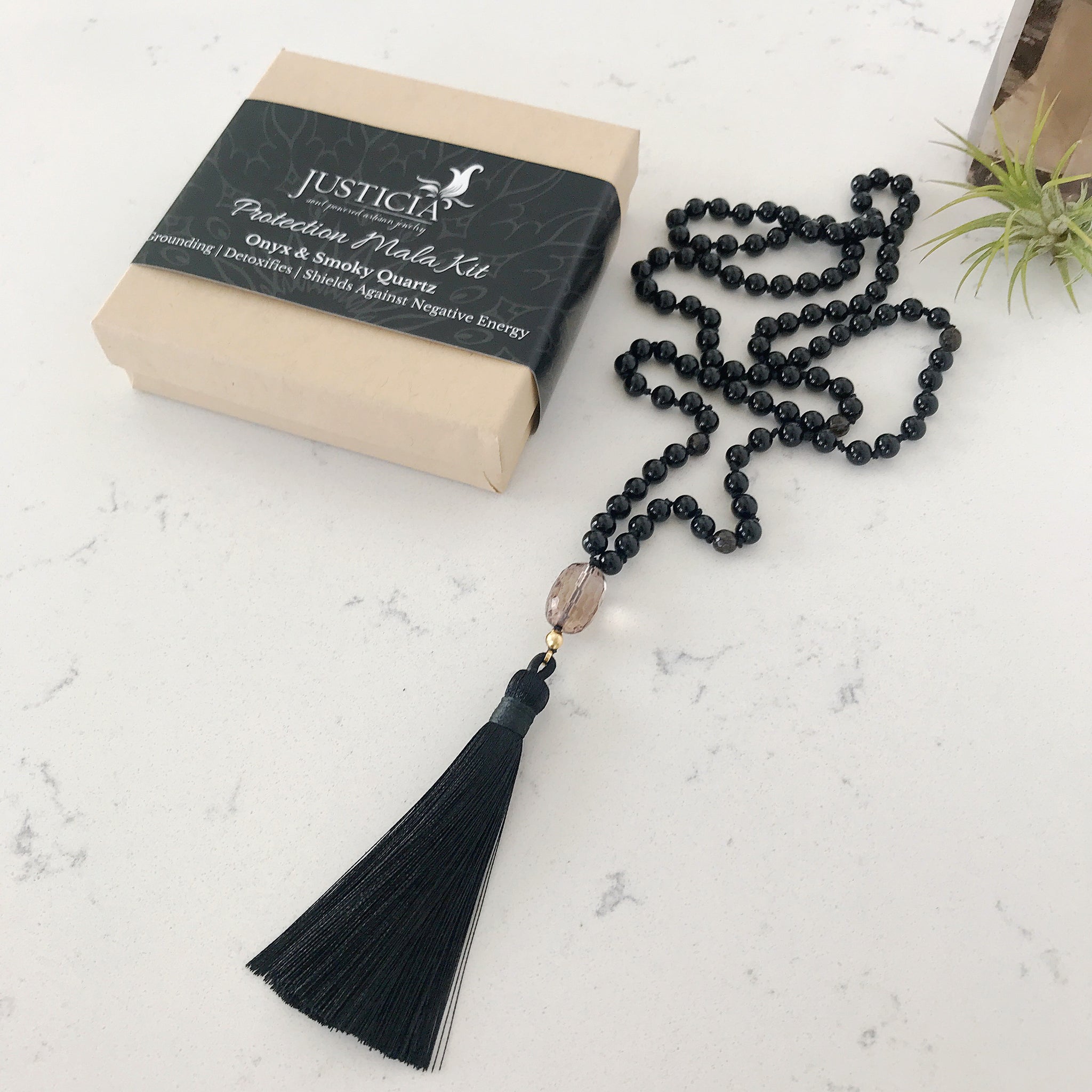 Mala Kit Mala Bead Supplies Protection Mala Necklace Kit Justicia